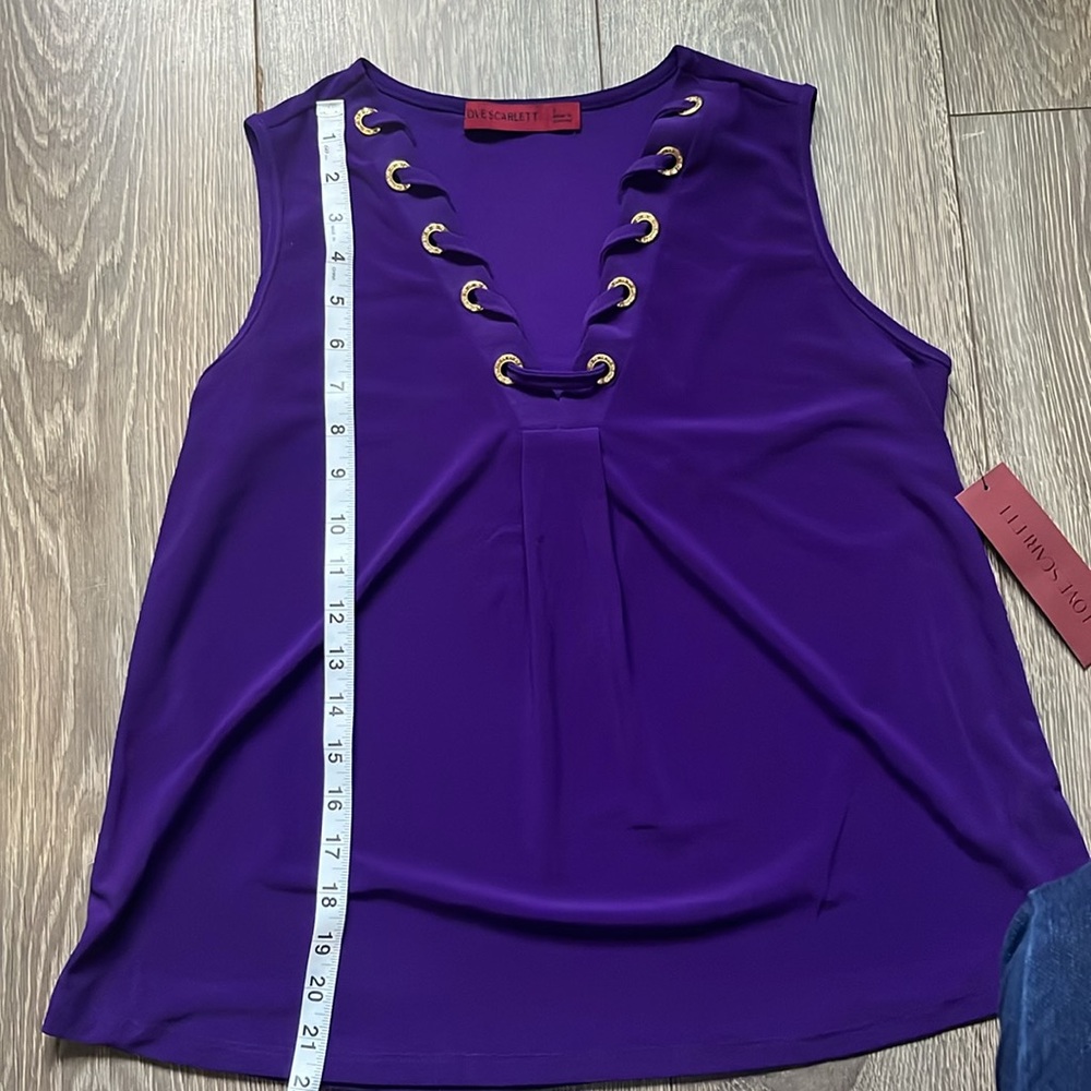 NWT Love Scarlett sleeveless top Small - Picture 4 of 6